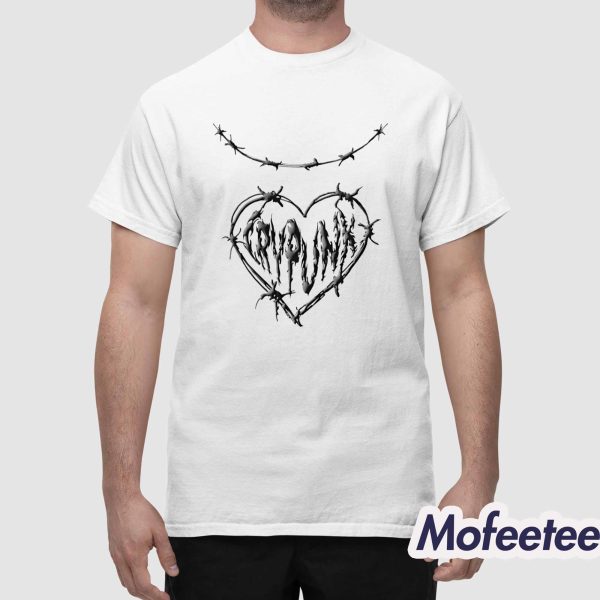 Badkarma X Crypunk Wired Heart Shirt