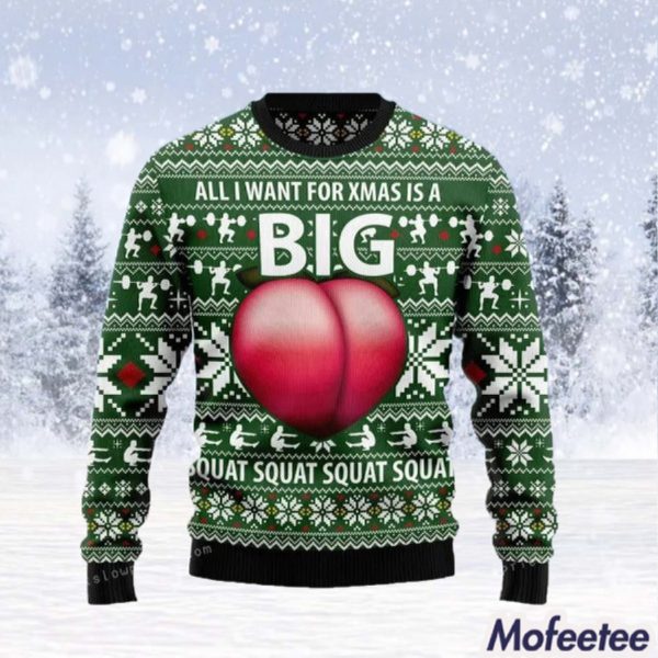 Big Booty Christmas Ugly Sweater