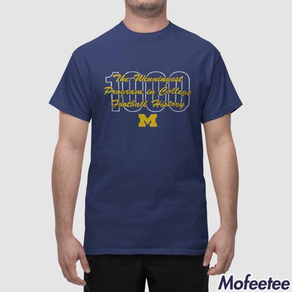 Celebrate Michigan’s 1,000th Win With A New Shirt