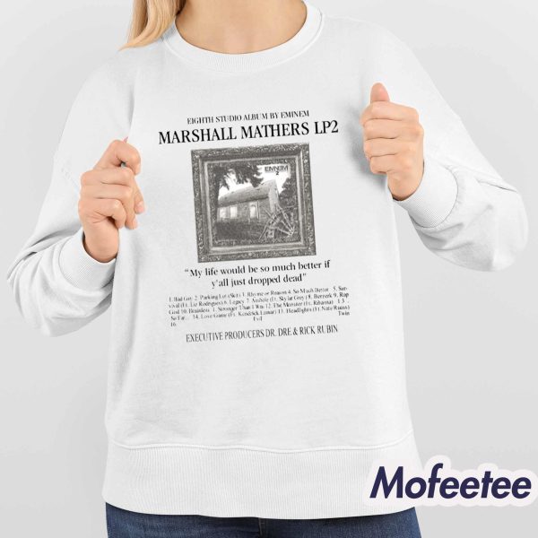 Eighth Studio Album By Eminem Marshall Mathers Lp2 Shirt