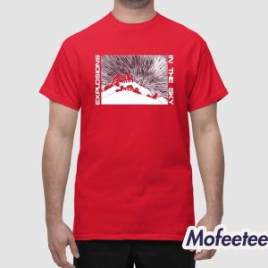 Explosions In The Sky Sunrise Maroon Shirt 1