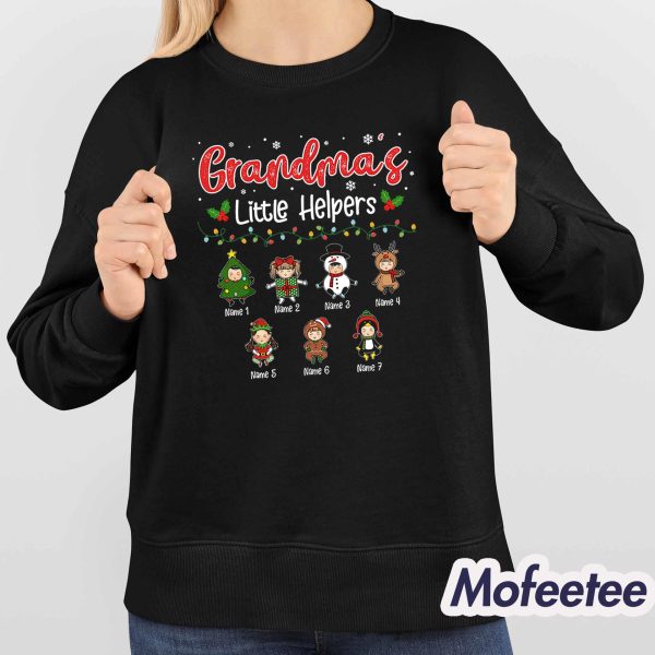 Grandma’s Little Helpers Personalized Custom Shirt