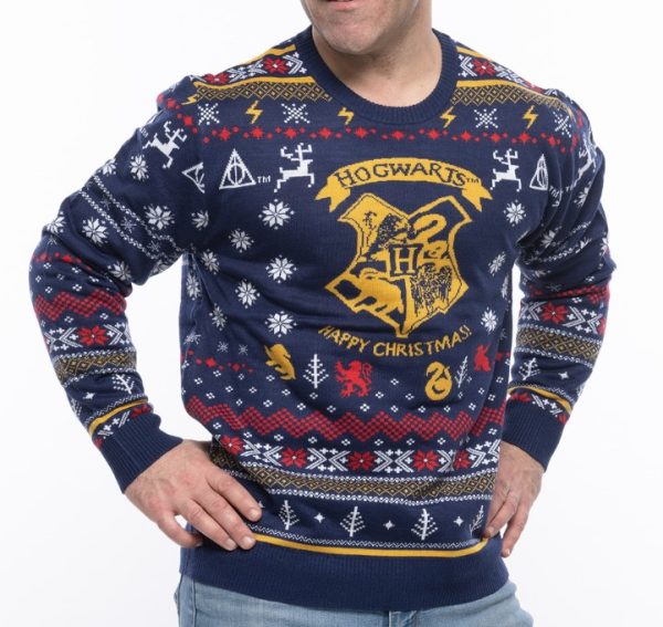 Hogwarts Happy Christmas Jacquard Knit Sweater