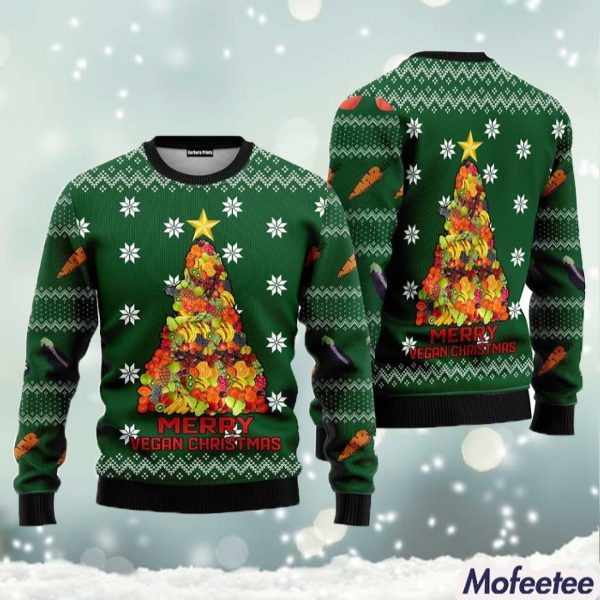 Merry Vegan Ugly Christmas Sweater