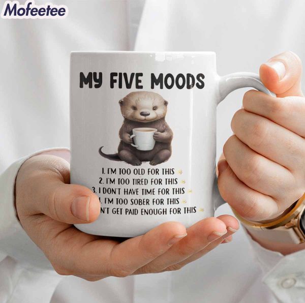 My Five Moods Otter Mug