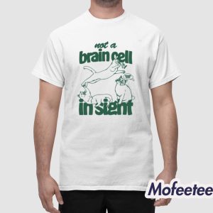 Not A Brain Cell In Sight Shirt 1