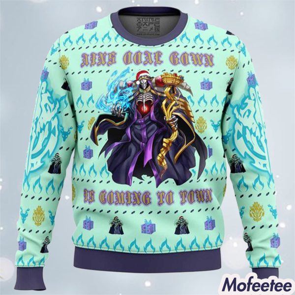 Overlord Ainz Ooal Gown Ugly Christmas Sweater