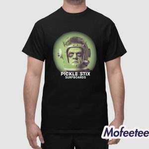 Pickle Stix Surfboards Spaceman Shirt 1