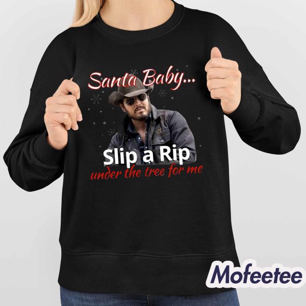 Santa Baby Under The Tree For Me Shirt