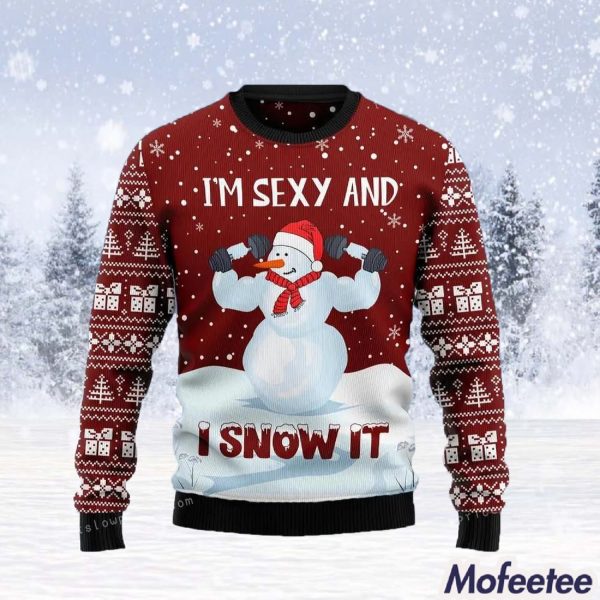 Snowman Christmas Ugly Sweater