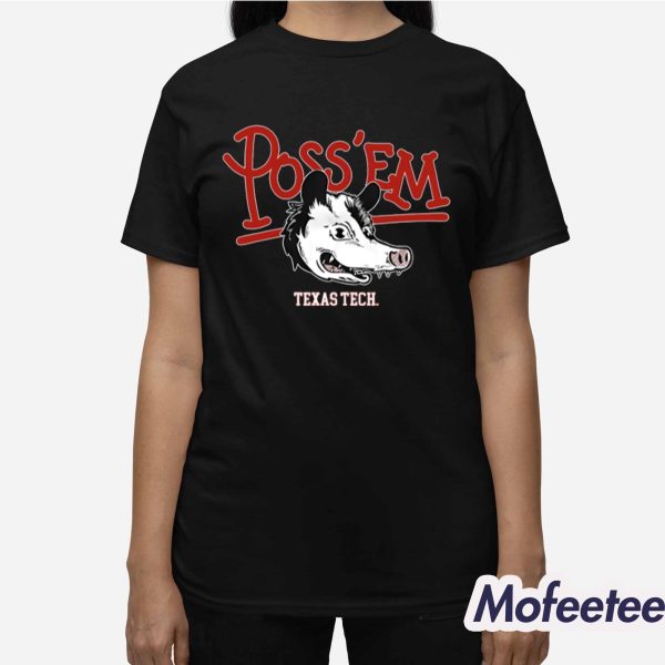 Texas Tech Football Rally Possum Shirt
