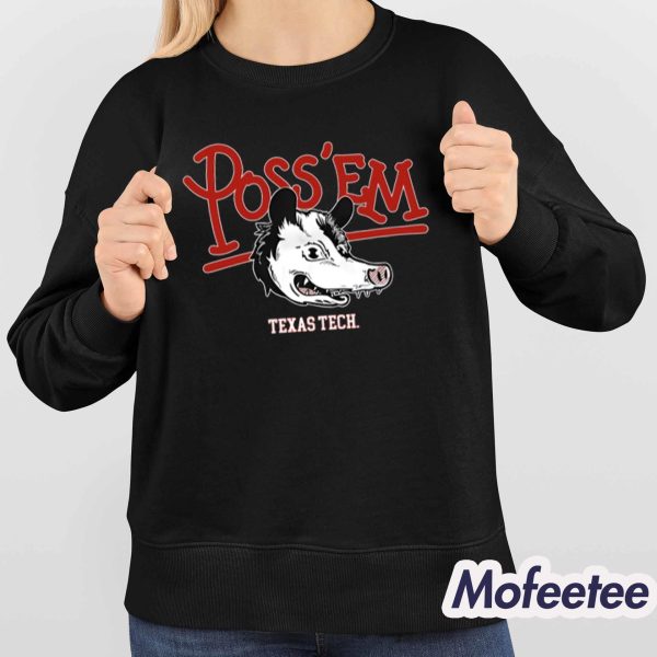 Texas Tech Football Rally Possum Shirt