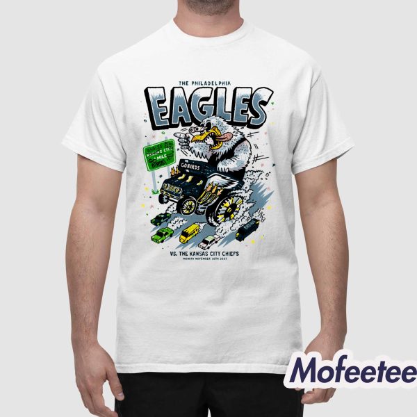 The Philadel Eagles VS The Kansas City Chiefs Shirt