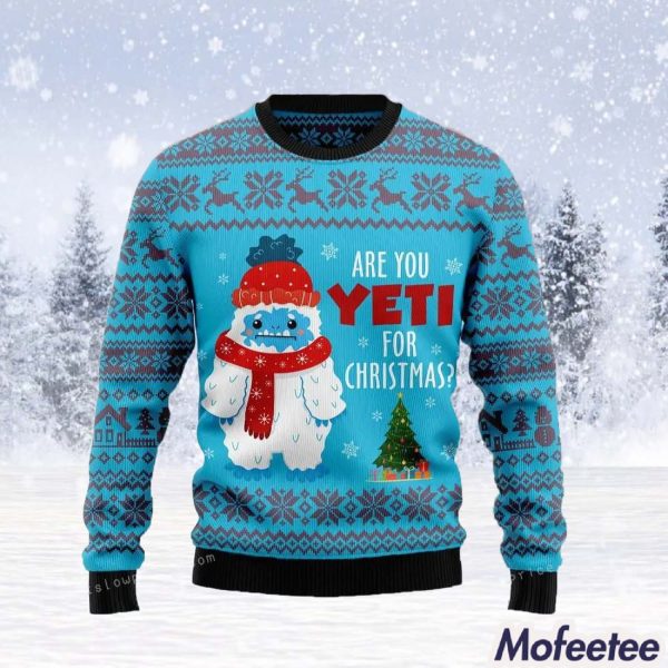 Yeti Christmas Ugly Sweater