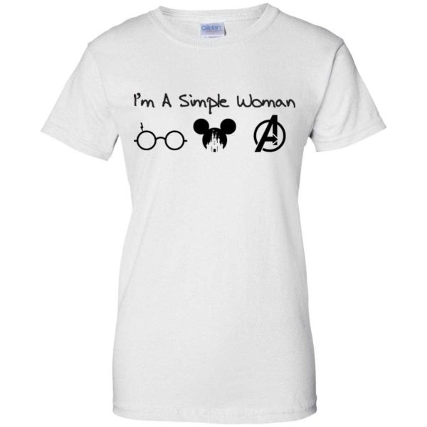 I’m a simple woman I like Harry Potter Disney and Avengers