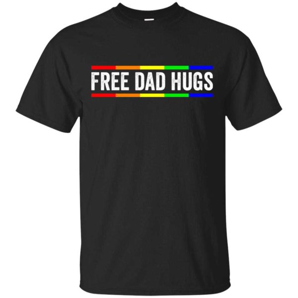 LGBT Free Dad hugs shirt