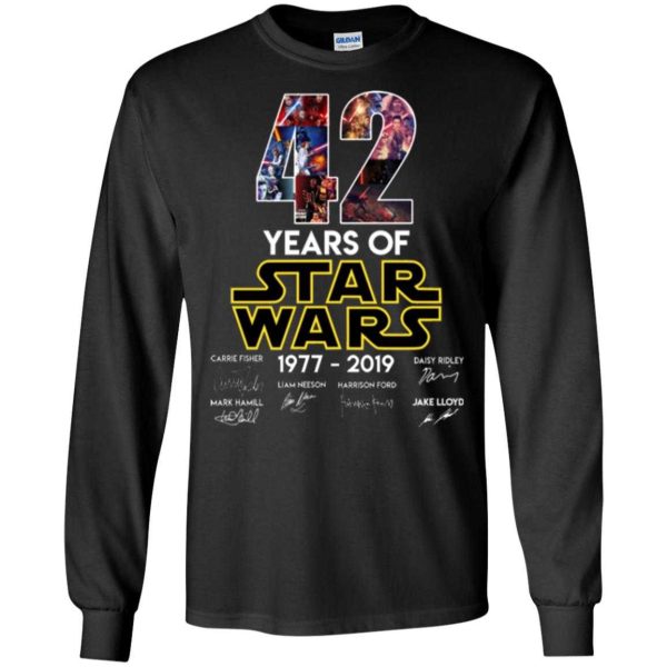 42 Years of Star wars 1977 – 2019 shirt