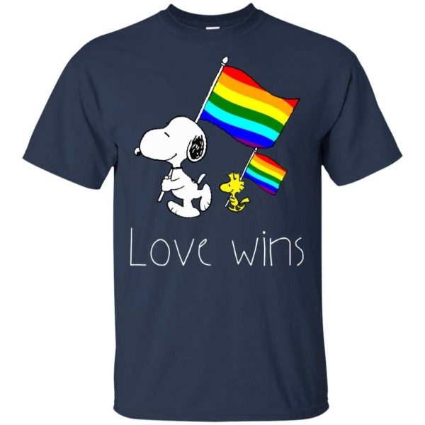 Snoopy Love Wins LGBT Pride shirt