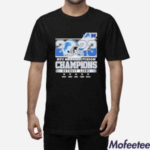 2023 NFC North Division Champions Detroit Lions Shirt 1