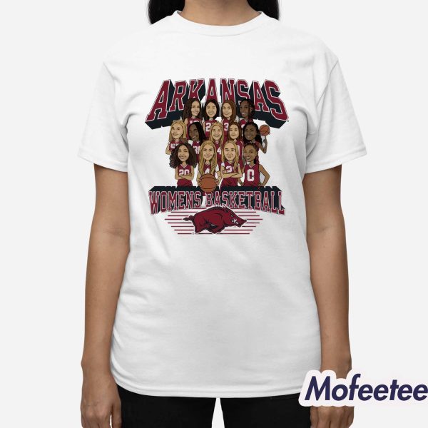 Arkansas Razorbacks Women’s Basketball Team 2023 Shirt