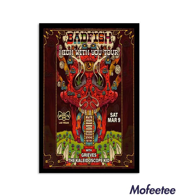 Badfish March 9 2024 High With You Tour Poster