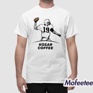 Bernie Kosar Wearing Kosar Coffee Shirt 1