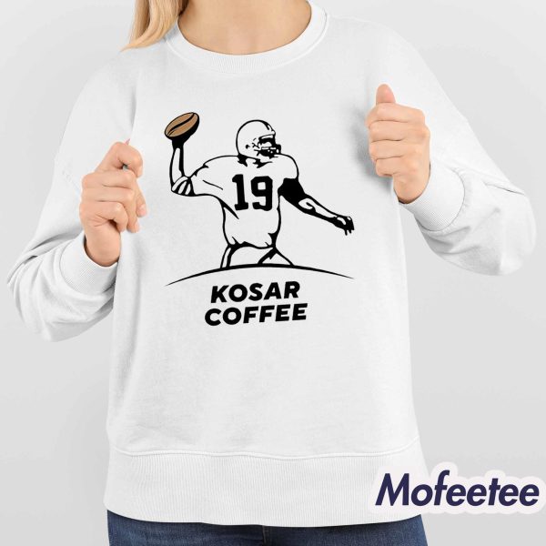 Bernie Kosar Wearing Kosar Coffee Shirt