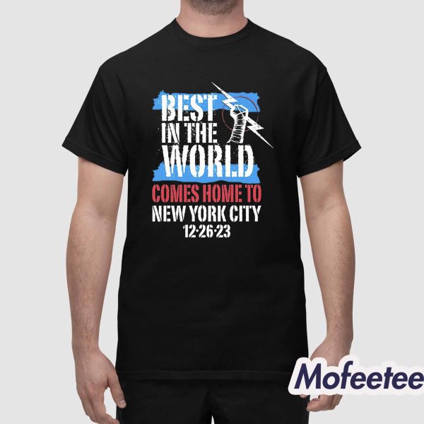 CM Punk Best In The World Comes Home To New York City 12 26 23 Shirt