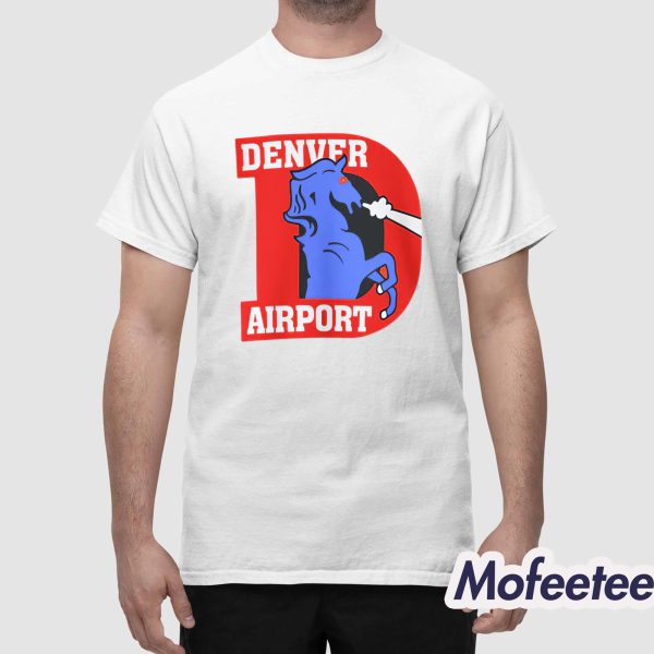 Denver Airport Horse Mascot Shirt