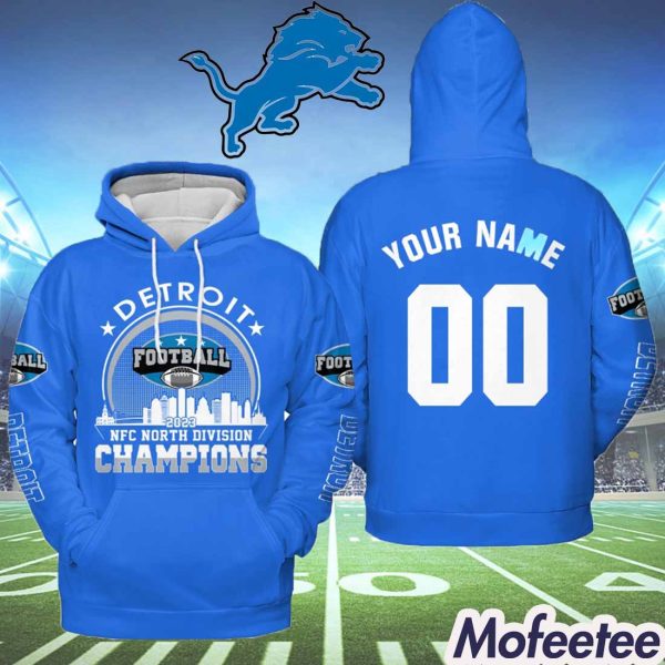 Detroit Lions 2023 NFC North Division Champions Hoodie