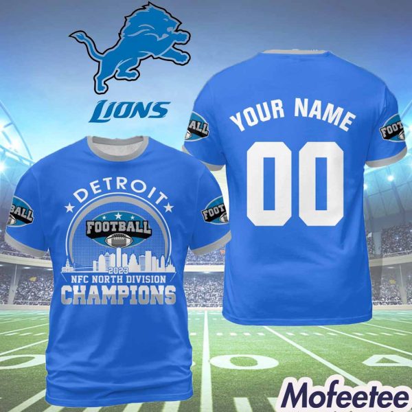 Detroit Lions 2023 NFC North Division Champions Hoodie