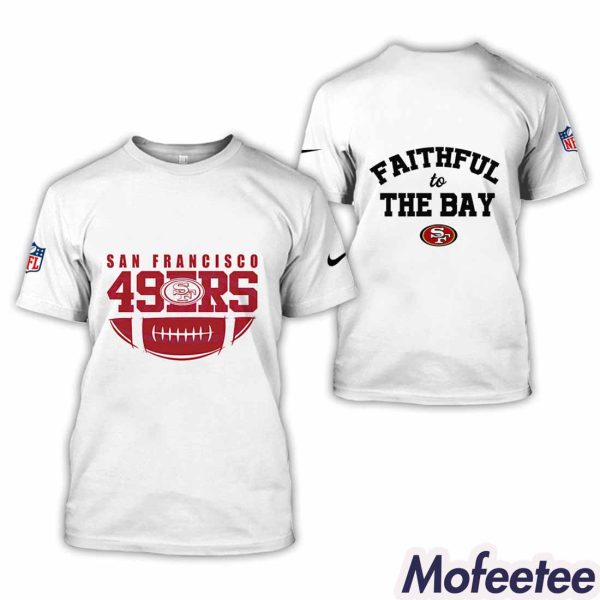 Francisco 49ers Faithful To The Bay All Over Printed Hoodie