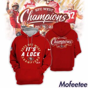 Francisco 49ers Its A Clock West Champions 2023 Hoodie 1