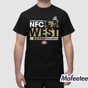 Francisco 49ers Nfc West 2023 Division Champions Shirt 1