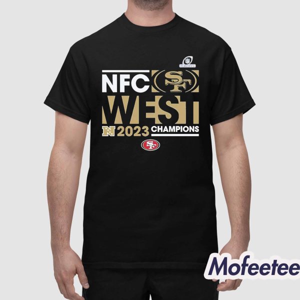 Francisco 49ers Nfc West 2023 Division Champions Shirt