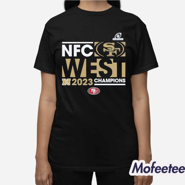 Francisco 49ers Nfc West 2023 Division Champions Shirt