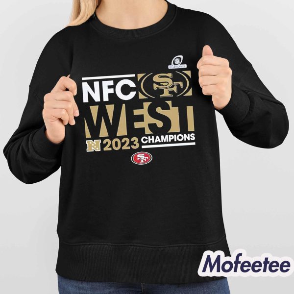 Francisco 49ers Nfc West 2023 Division Champions Shirt