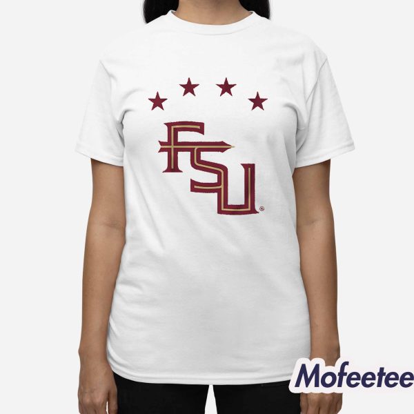 Fsu Soccer Four Stars Shirt