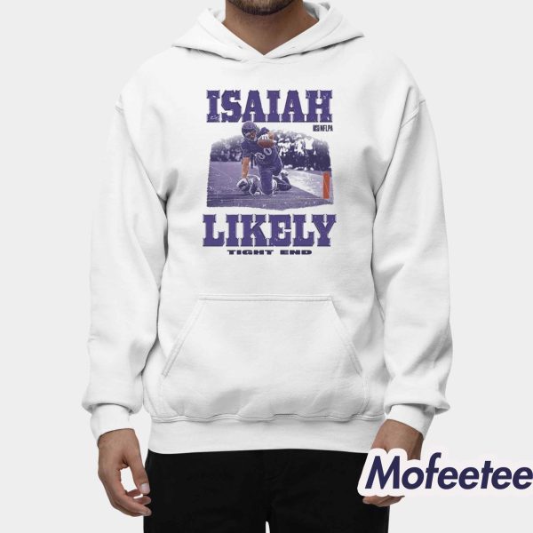 Isaiah Likely Tight End Dive Ravens Shirt