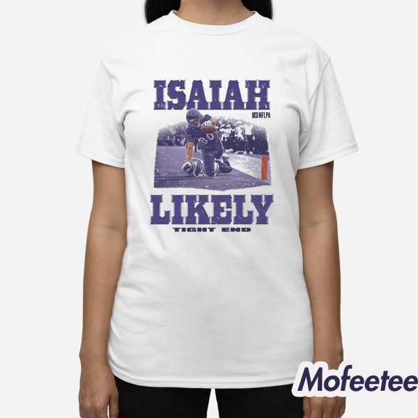 Isaiah Likely Tight End Dive Ravens Shirt