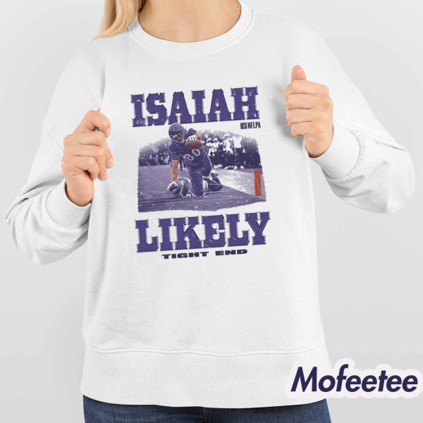 Isaiah Likely Tight End Dive Ravens Shirt