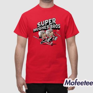 Jack And Luke Super Hughes Bros New Jersey NHL Shirt 1