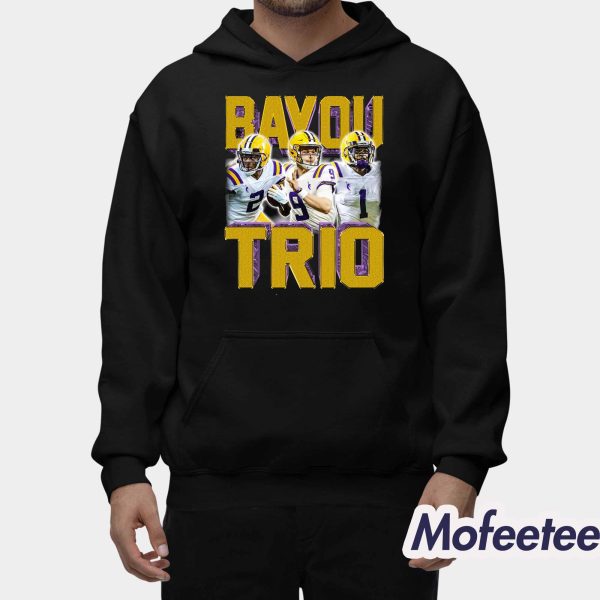 Justin Jets Jefferson Bayou Trio LSU Shirt