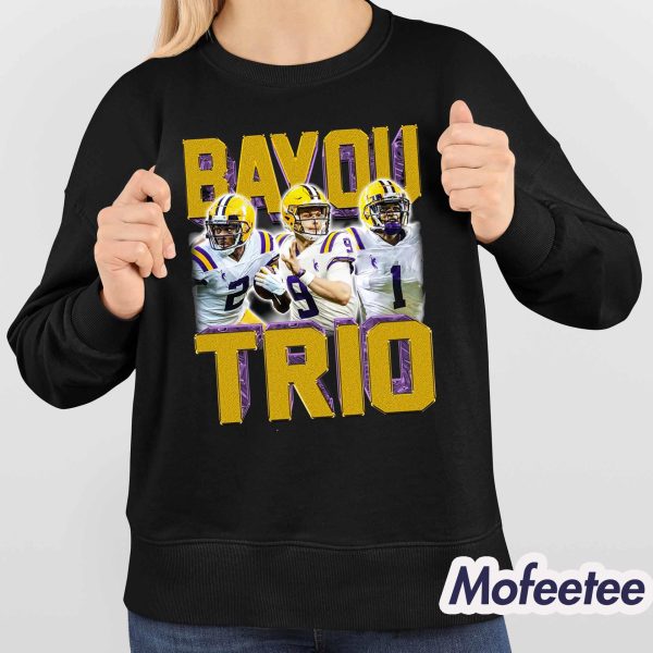 Justin Jets Jefferson Bayou Trio LSU Shirt