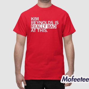 Kim Reynolds Is Really Bad At This Shirt 1