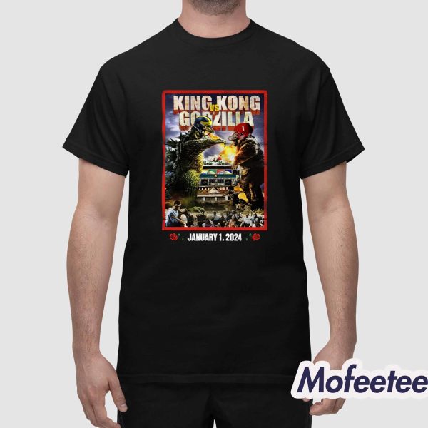 King Kong VS Godzilla Bowl 1 2024 Shirt