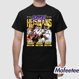 LSU Tigers Bayou Heismans Shirt 1