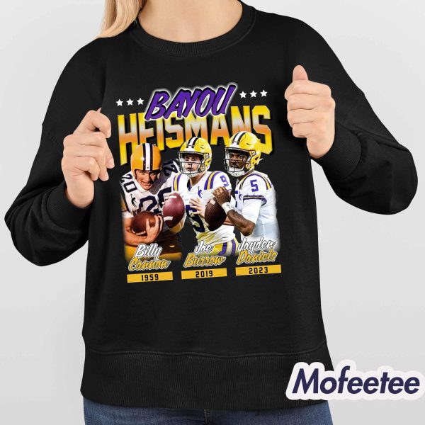 LSU Tigers Bayou Heismans Shirt