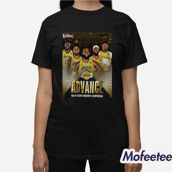 Lakers Advance NBA In-Season Tournament Champions 2023 Shirt