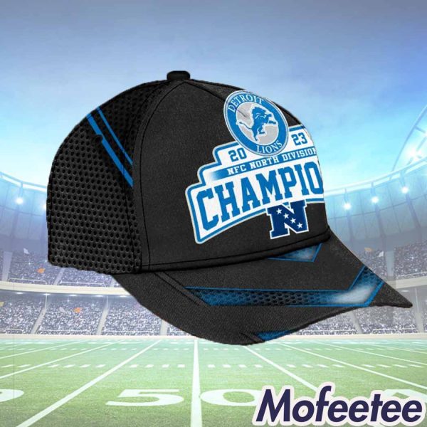 Lions 2023 NFC North Division Champions Hat